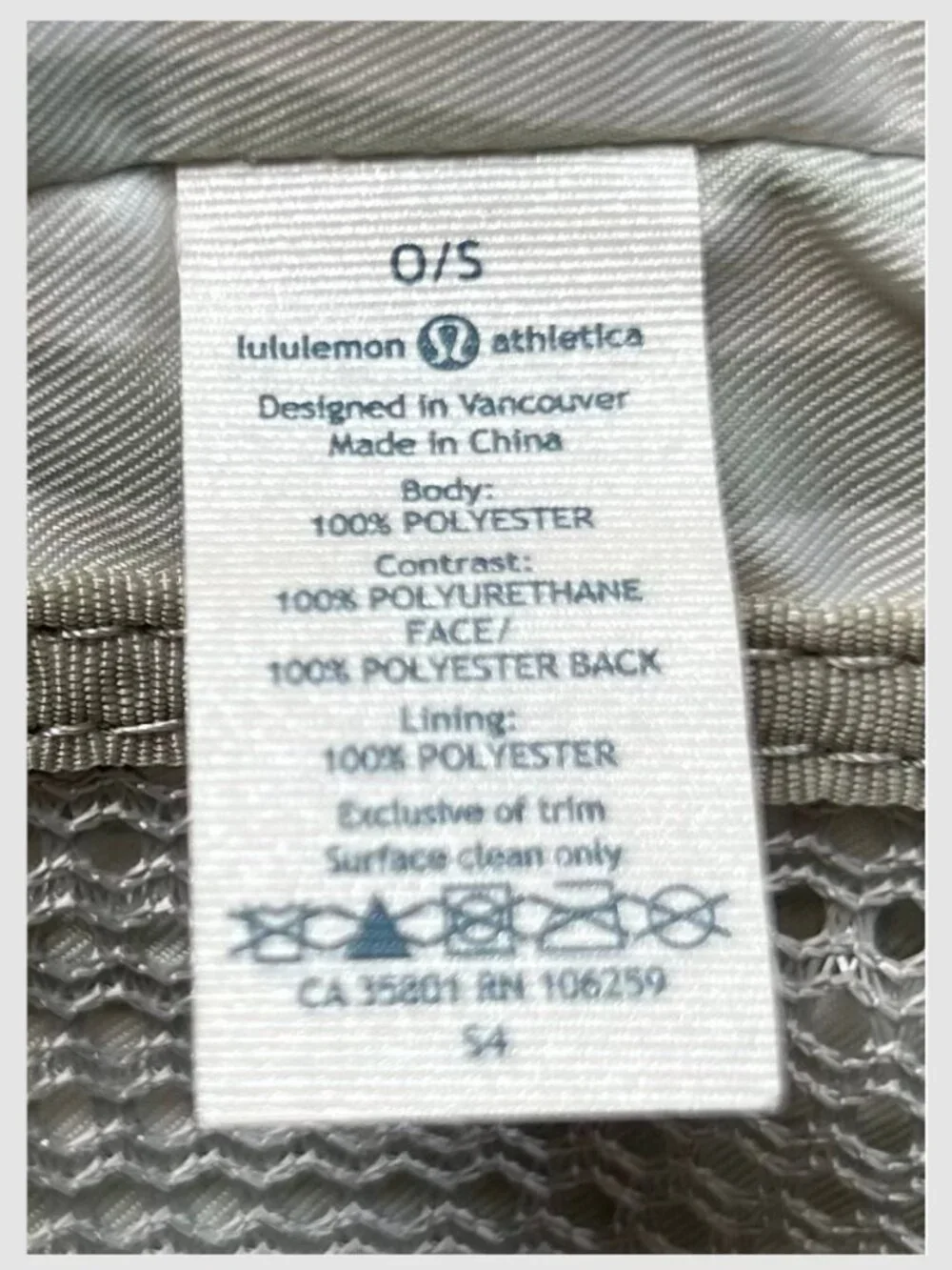 Lululemon Festival Bag Blue Green Crossbody Water Resistant